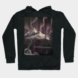 Purple Northern Lights Hoodie